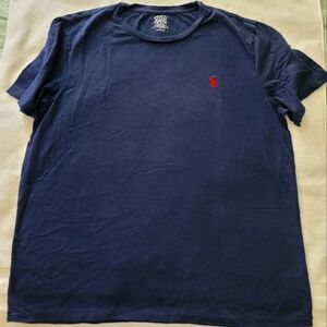 Polo by Ralph Lauren Men's Navy Blue T-Shirt